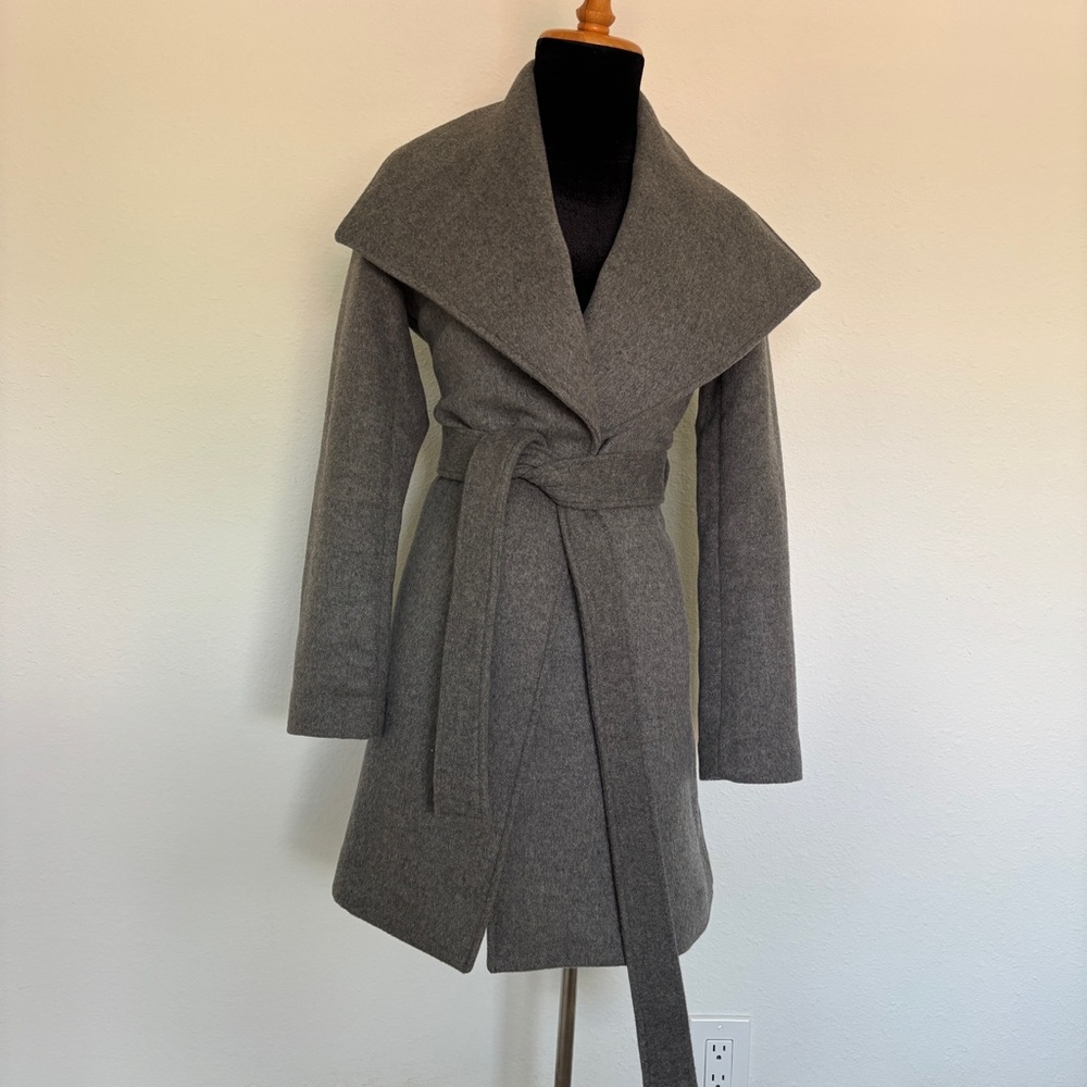 Banana Republic Dark Gray Shaw Wrap Coat